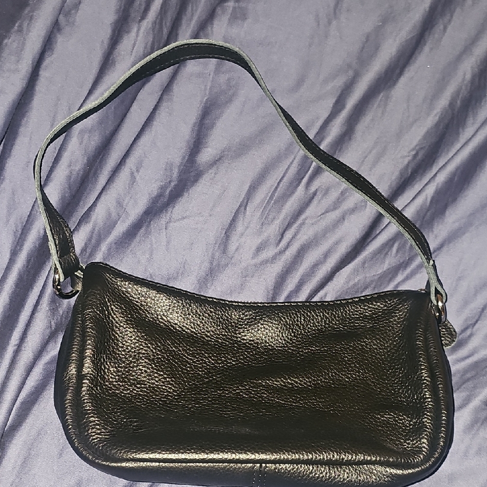 Befen Black Genuine Leather Shoulder Bag
